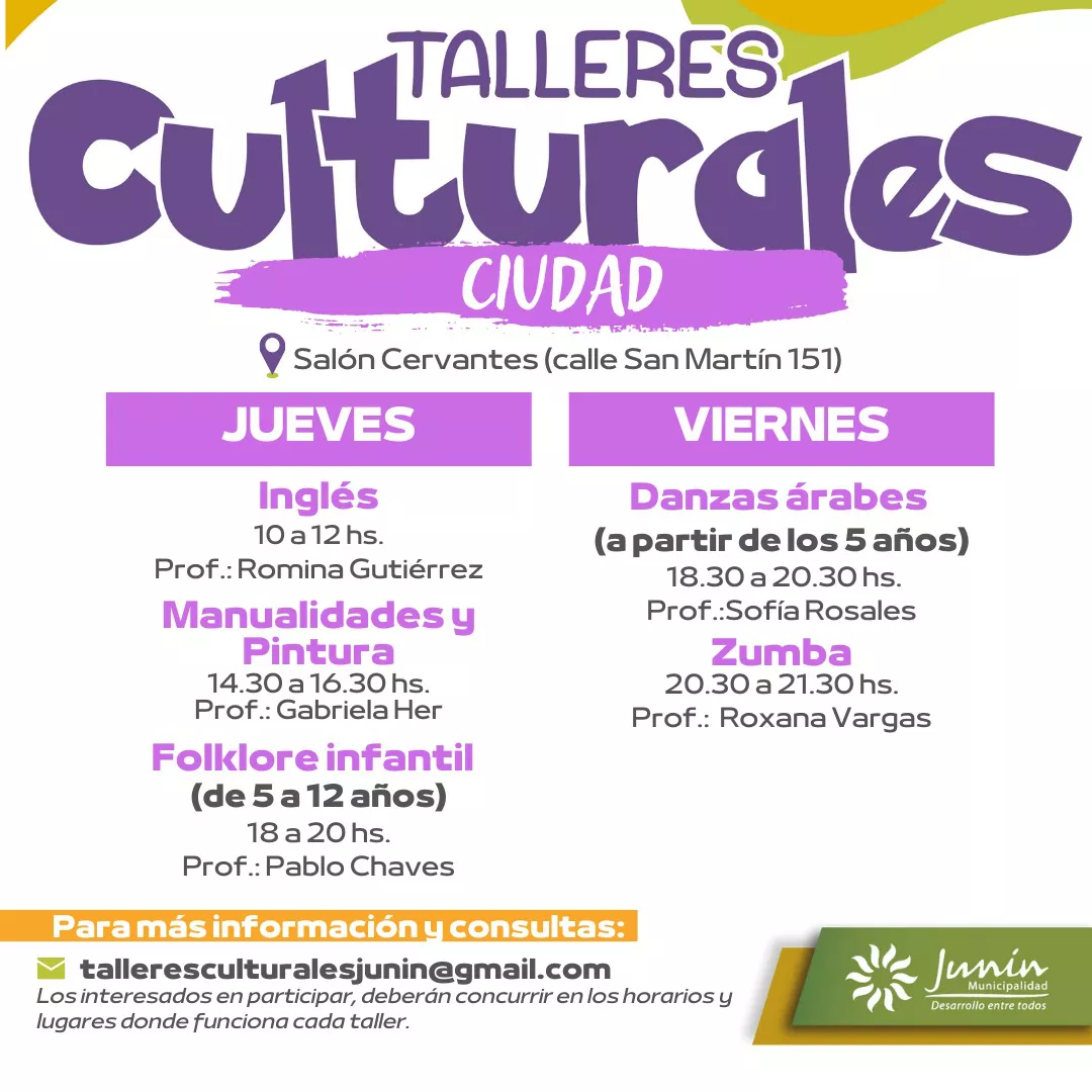 Talleres Culturales Ciudad 2