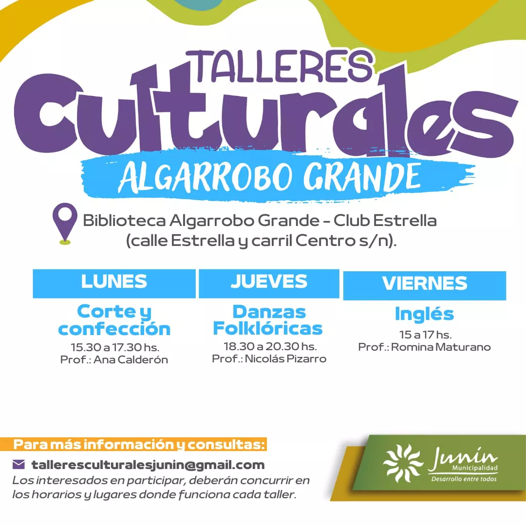 Talleres Culturales Algarrobo Grande