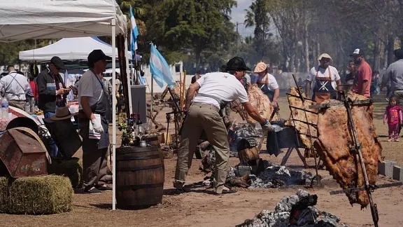 asado a la estaca