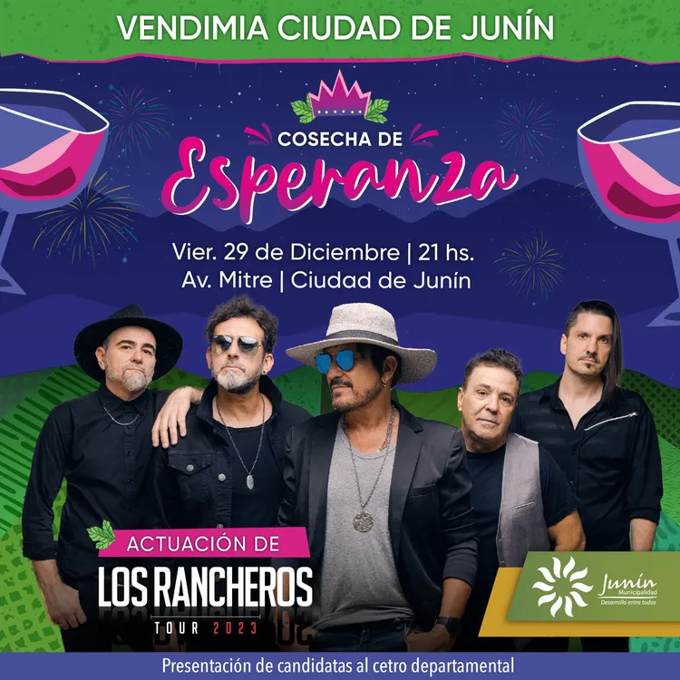 EL VIERNES 29, JUNÍN PRESENTARÁ A TODAS LAS CANDIDATAS AL CETRO DEPARTAMENTAL DE LA VENDIMIA