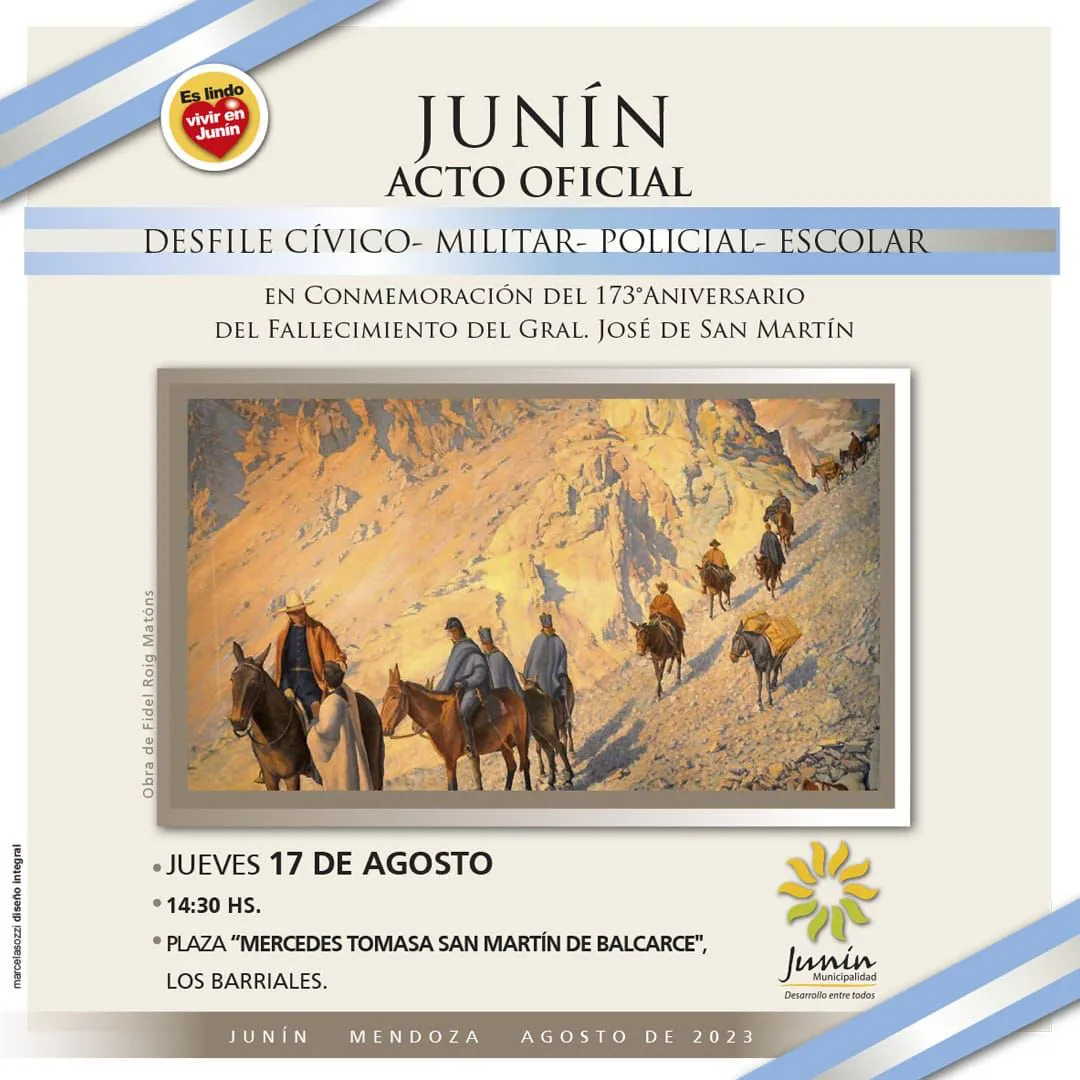 ACTO OFICIAL POR EL 173º ANIVERSARIO DEL FALLECIMIENTO DEL GENERAL DON JOSÉ DE SAN MARTÍN I