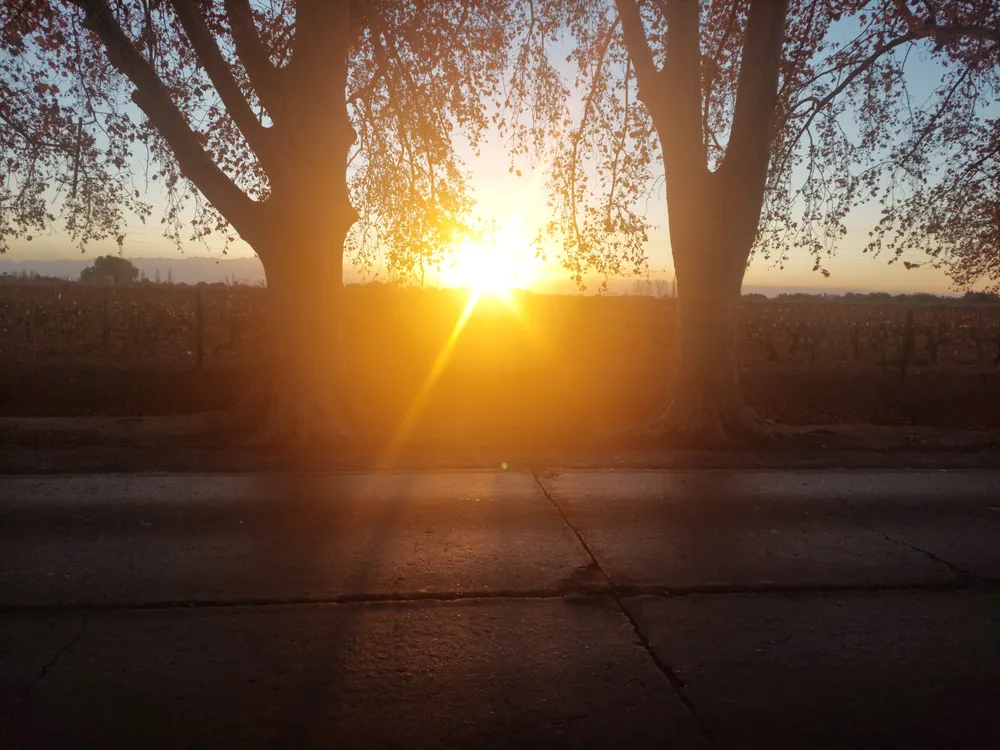 Cielo sol atardecer