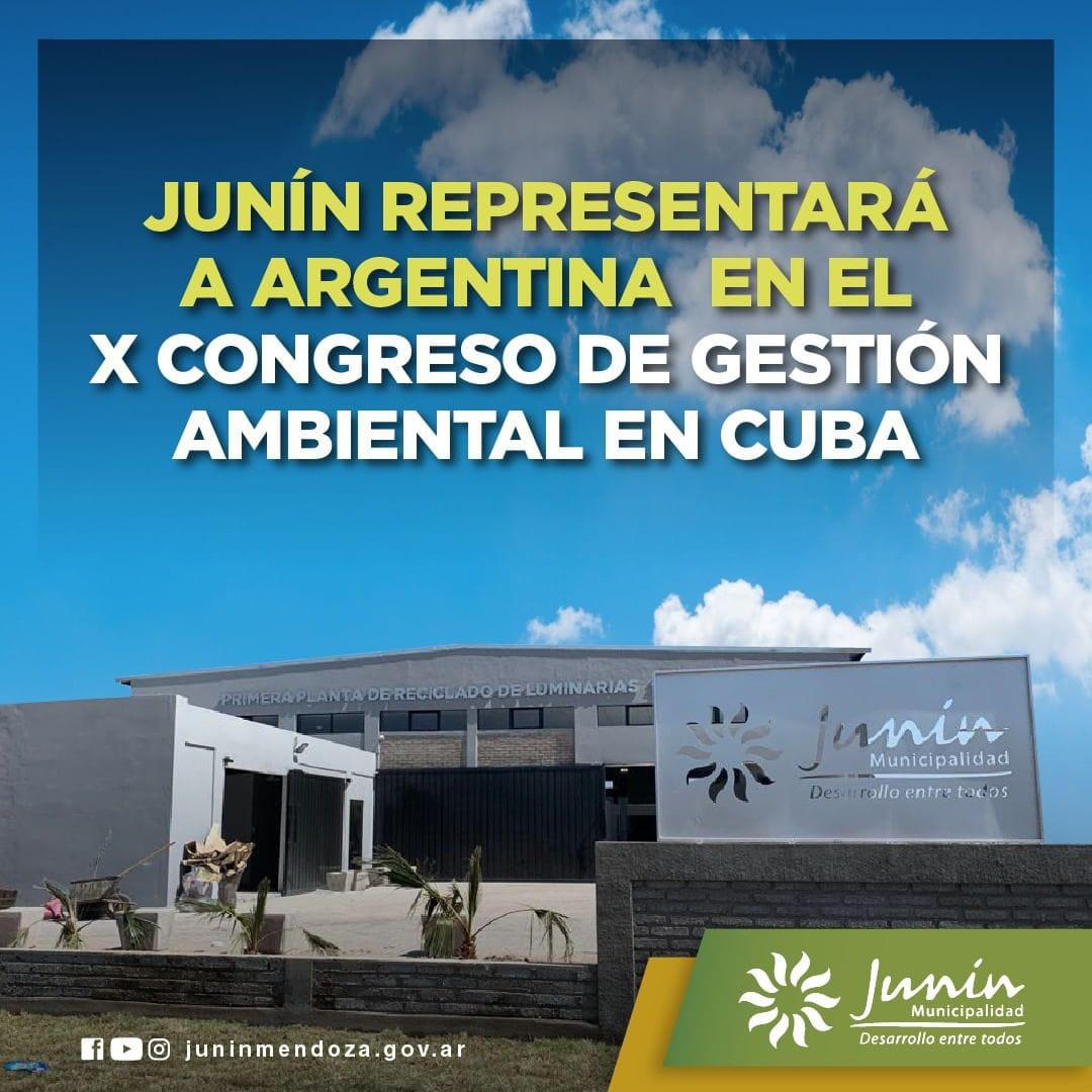 JUNÍN ÚNICO MUNICIPIO DEL PAÍS SELECCIONADO PARA EXPONER EN EL X CONGRESO DE GESTIÓN AMBIENTAL A REALIZARSE EN CUBA