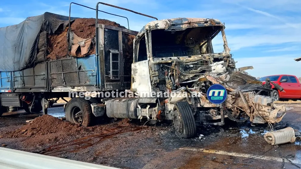 camion quemado