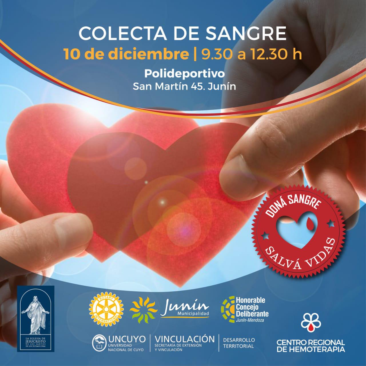 JUNÍN ORGANIZA UNA NUEVA CAMPAÑA DE DONACIÓN DE SANGRE