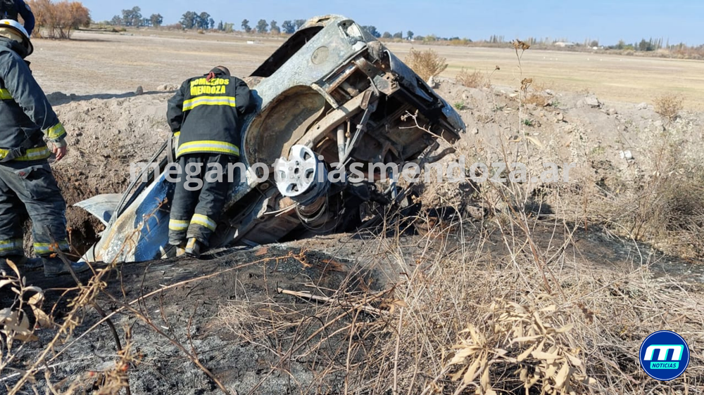 camioneta incendiada