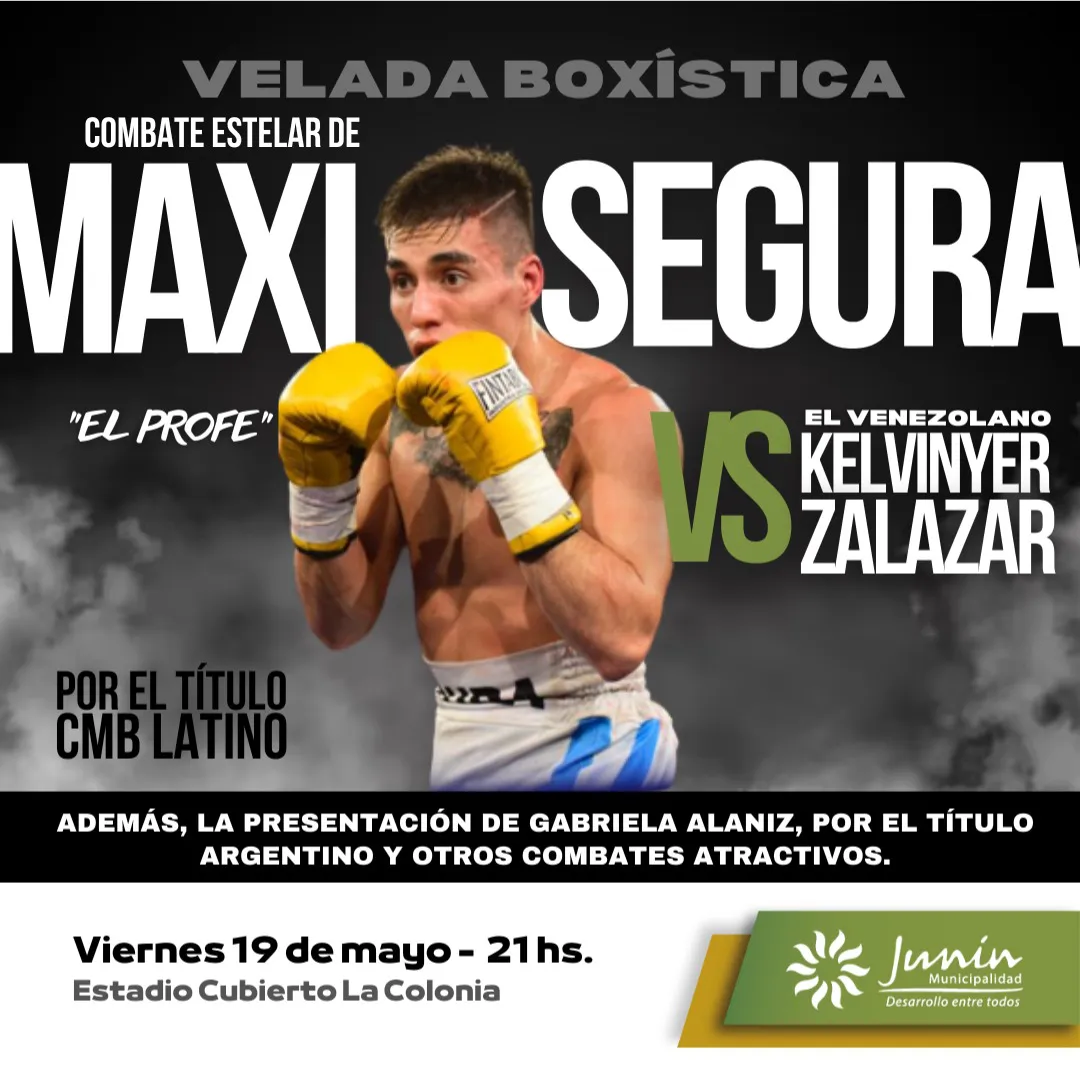 MAXI SEGURA VA POR EL TÍTULO EN JUNÍN